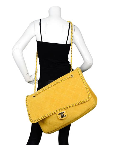 chanel pharrell flap bag|Chanel x Pharrell Flap Bag XXL Yellow .